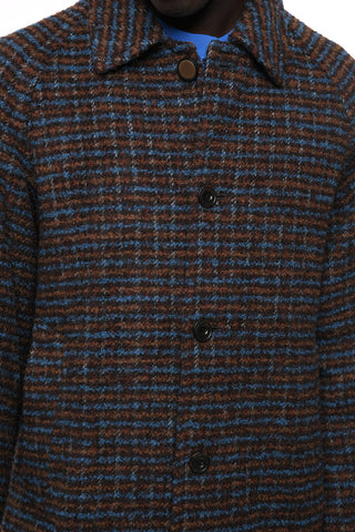 Cappotto Balmacaan in Misto Lana