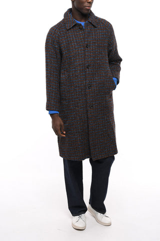 Cappotto Balmacaan in Misto Lana