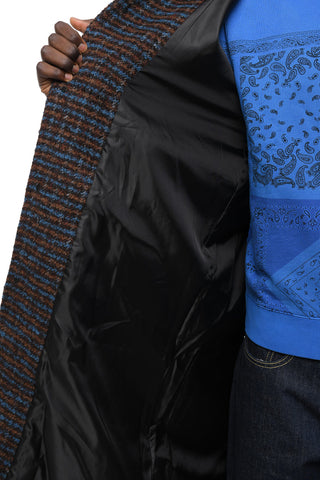 Cappotto Balmacaan in Misto Lana