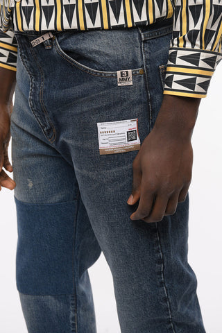 Bootcut SIGN IN Delavè Denims with Patches 25cm