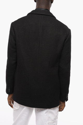 no vent notch lapel flap pocket 2-button blazer