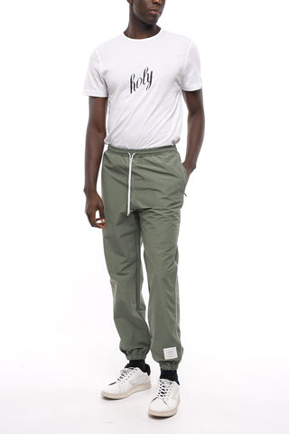 Pantaloni in Misto Nylon con Elastico alla Caviglia