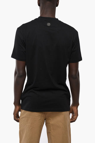 SWITZERLAND Crew Neck Cotton MONSTERS T-Shirt with Print