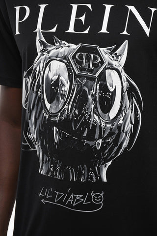 SWITZERLAND Crew Neck Cotton MONSTERS T-Shirt with Print