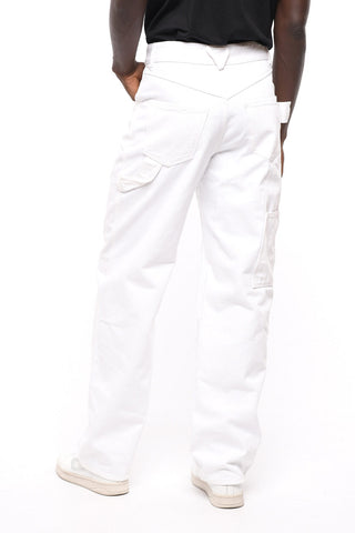 Solid Color Regular Fit Jeans 24cm