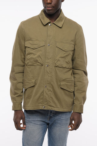 PS Cotton Blend FIELD Overshirt with Snap Buttons