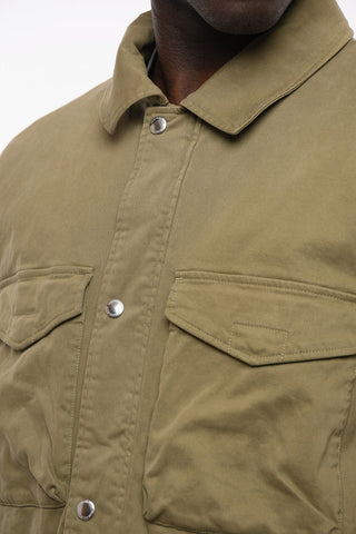 PS Cotton Blend FIELD Overshirt with Snap Buttons