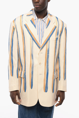 Single-breasted Blazer with Flip Pockets