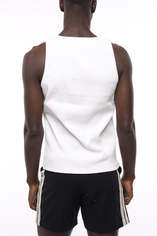 Cotton Stretch Ribbed Tank Top