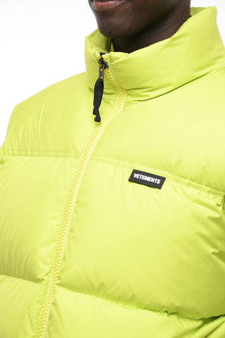 LIMITED EDITION Piumino Oversized con Logo Patch in Gomma