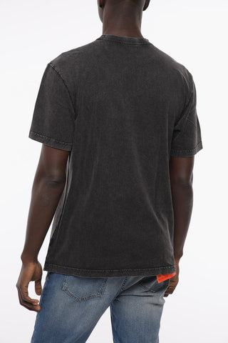 Acid Wash Effect ICON Crew-Neck T-shirt