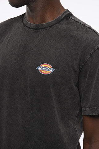 Acid Wash Effect ICON Crew-Neck T-shirt