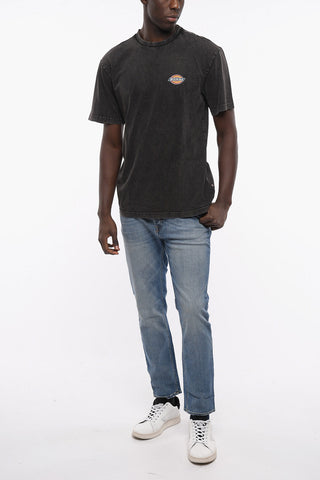 Acid Wash Effect ICON Crew-Neck T-shirt