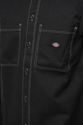 Overshirt FLORALA In Twill di Cotone con Bottoni Logati