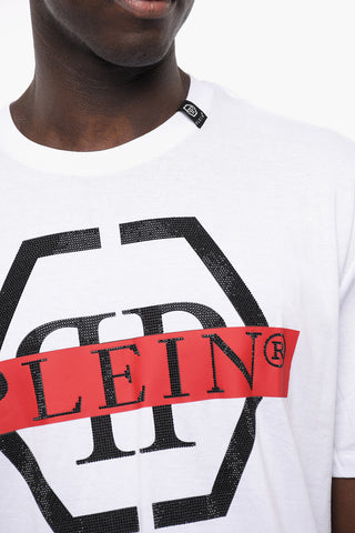 SS HEXAGON Logoed T-shirt Crew-neck 