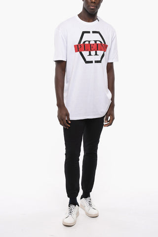 SS HEXAGON Logoed T-shirt Crew-neck 