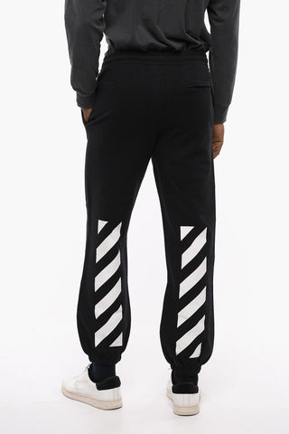 PERMANENT Cotton DIAG HELVETICA Joggers with Print