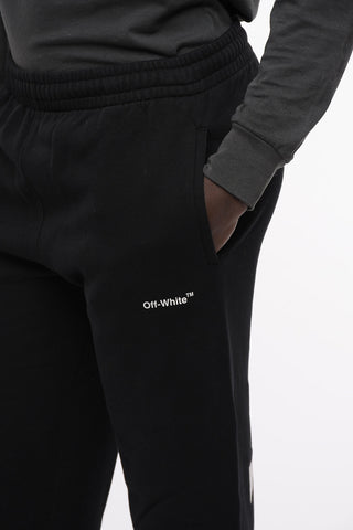 PERMANENT Cotton DIAG HELVETICA Joggers with Print