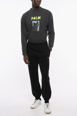 PERMANENT Cotton DIAG HELVETICA Joggers with Print