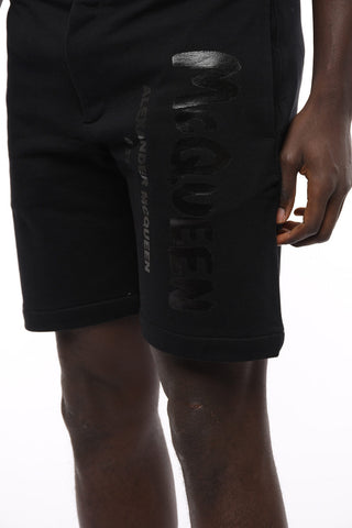 Printed Logo SHINY Jersey Shorts