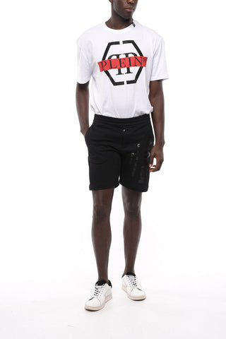 Printed Logo SHINY Jersey Shorts