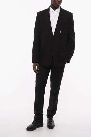 Single Breasted Blazer With Flap Pockets
