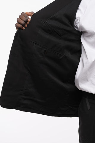 Single Breasted Blazer With Flap Pockets