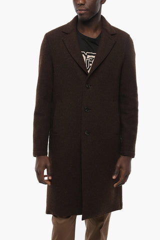 Cappotto Monopetto in Lana Vergine 