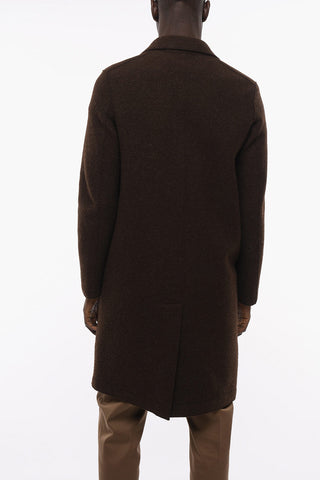 Cappotto Monopetto in Lana Vergine 