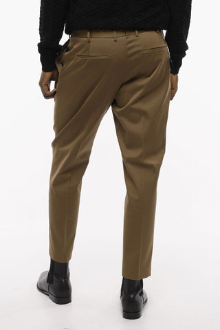 EDGE Cropped Fit Cotton Chinos Pants
