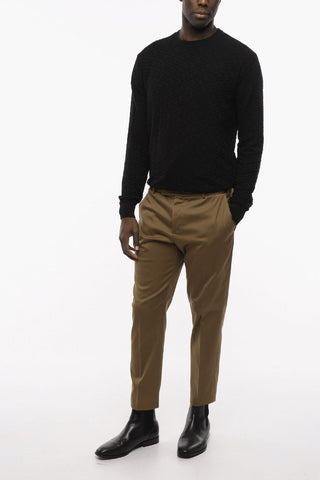 EDGE Cropped Fit Cotton Chinos Pants