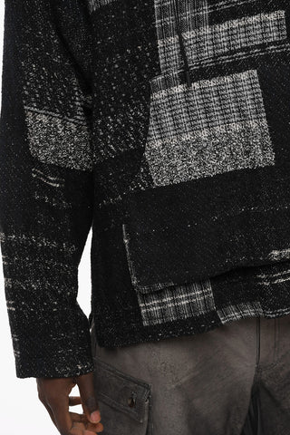 2-2 Giubbotto Leggero in Jacquard con Cappuccio