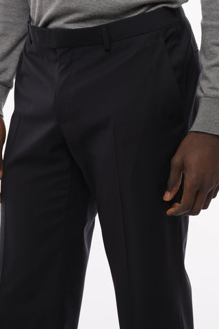 Z ZEGNA Hidden Closure Tailored Wool Pants