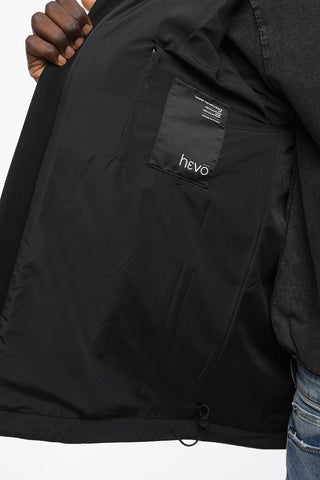 Solid Color Jacket with Hood and Zip Closure