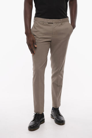 Stretch Cotton Slim Fit Chinos Pants