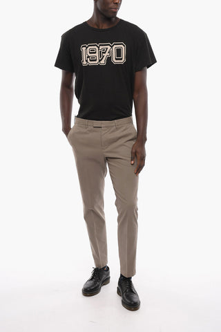 Stretch Cotton Slim Fit Chinos Pants