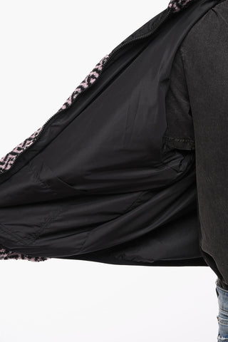 Eco-fur Jacket with LA GRECA Pattern