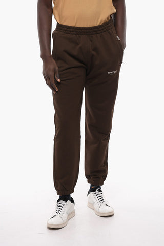 Joggers in Cotone Garzato a 4 Tasche