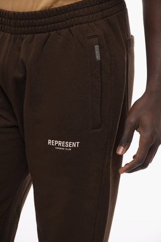 Joggers in Cotone Garzato a 4 Tasche