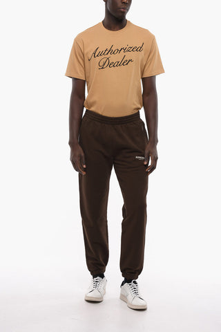 Joggers in Cotone Garzato a 4 Tasche