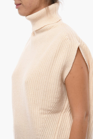 Sleeveless Turtle-neck DUSTY Sweater