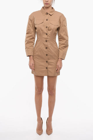Cotton EDDI Shirtdress with Double Breast Pockets