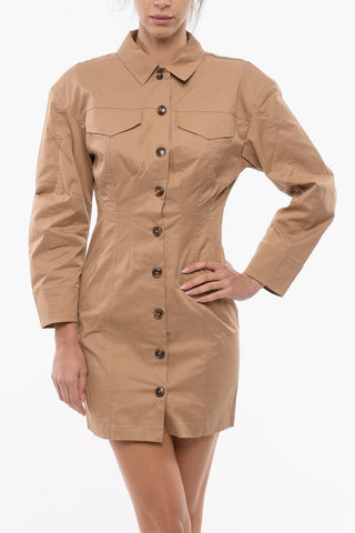 Cotton EDDI Shirtdress with Double Breast Pockets