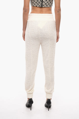 Cuffed Terry Sweatpants with Zipped Pockets