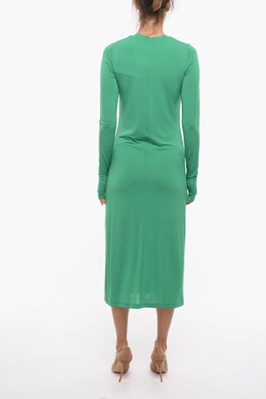 Vestito LUNA a Manica Lunga con Dettaglio Cut-Out