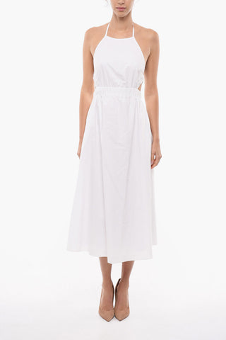 Cotton Halter Neck PETRA Flared Dress