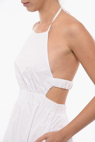 Cotton Halter Neck PETRA Flared Dress