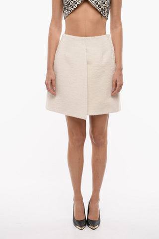 Alpaca Wool Wrap Miniskirt