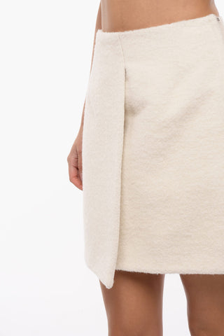 Alpaca Wool Wrap Miniskirt