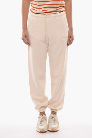 Joggers in Cotone Felpato con 3 Tasche